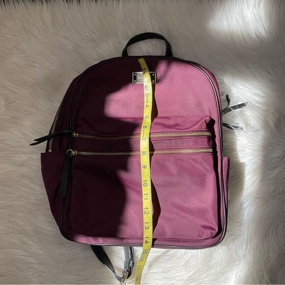 Kate Spade Burgundy Bradley Nylon Backpack with Matching Wallet main image 8